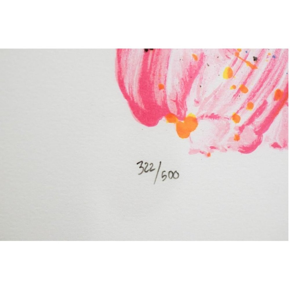 Tom Everhart - Original Lithograph "Tweet Tweet" - Picture 3 of 4